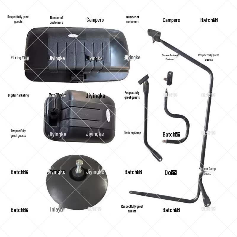 Jiyingke Right Rearview Mirror Assembly for Shaanqi SX2190/SX1254 Steyr Aircraft Refuelers