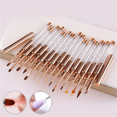 Nail Art Brush Nail Polish UV Gel Painting Pen French Lines Stripes Grid Drawing Liner Manicure DIY Varnishes Tools