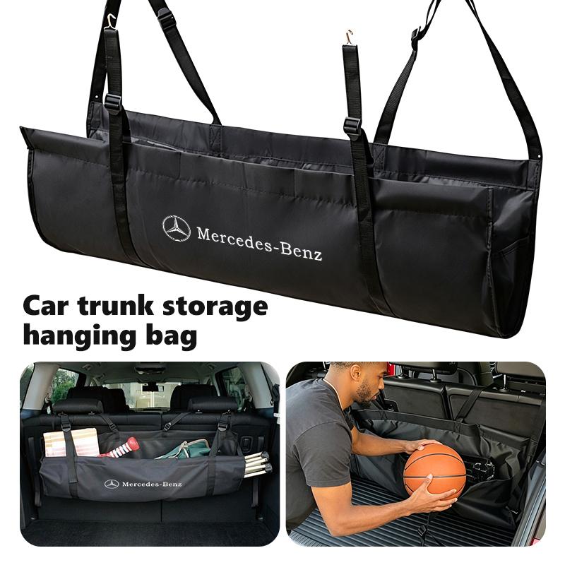 For Benz Car Styling Seat Back Storage Bag Oxford Cloth Organize Accessories Exclusive AMG SPRINTER V CLASS VIANO W124 W203 W204 NZ0
