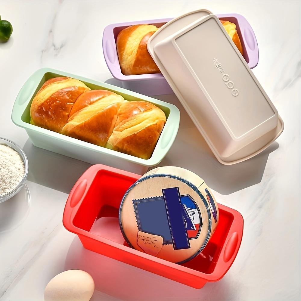 1/4pcs Non-Stick Loaf Pans Flexible Silicone Rectangle Cake Pan for Baking Bread BPA Free Brownie Toast Mold Kitchen Essentials
