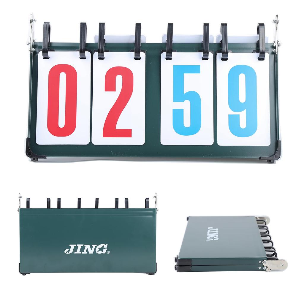 ELECTRO-WEIDEWORLD Scoreboard, 4-Digit, Universal, Waterproof, Sports Scoreboard, Portable, for Sports Days, Games, Baseball, Soccer, Basketball, Tabl