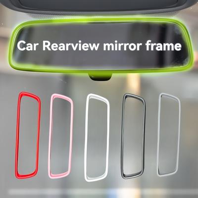 1 Suitable for Tesla Rearview Mirror Silicone Cover Model 3/Y Car Rearview Mirror Protective Frame Silicone Set Decoration