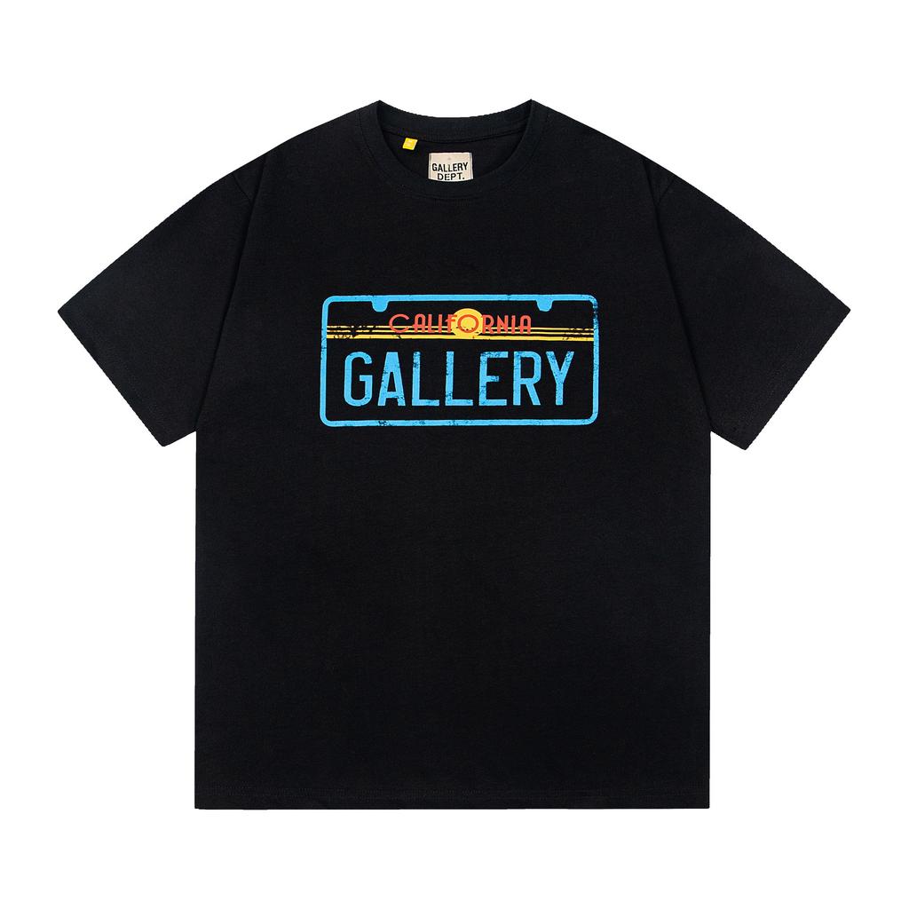 26SS Foreign Trade Gallery Dept T-Shirt Collection Gallery Casual Short Sleeve Men's and Women's Same Style Factory Spot Straight Hair