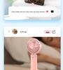 Portable USB Handheld Mini Oscillating Fan for Students and Dorms