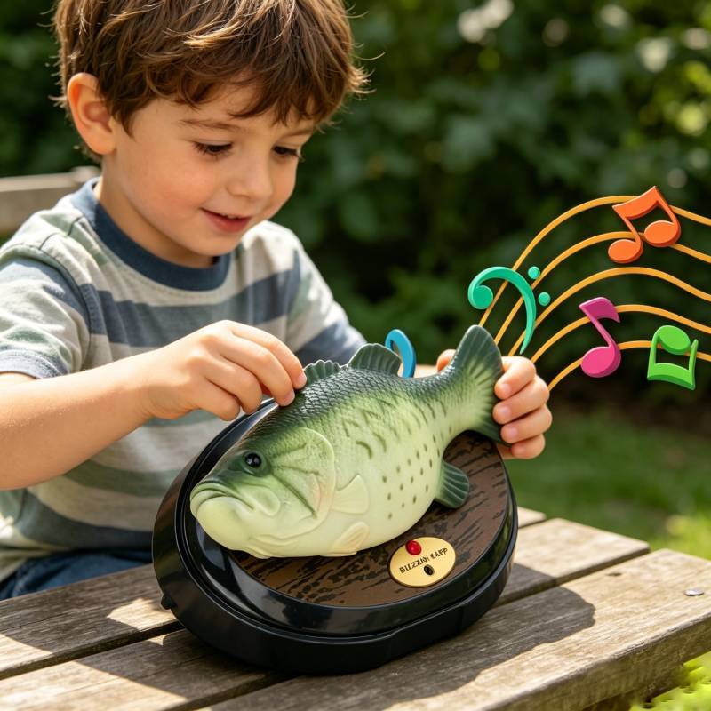 Elektronischer Spielzeugfisch mit Berührungssensoren und emotionaler Interaktion für Kinderunterhaltung
