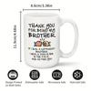 Brother If I Had A Different Ceramic Coffee Mug Tea Water Cup Large Capacity Brother