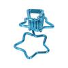 100pcs Star   Clips for Student Cute Cartoon Strong Clamping Force Sturdy Metal Paper Clamps for Account Tickets