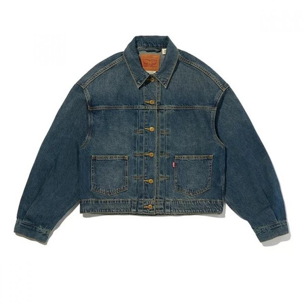 Джинсовая куртка Levi s женская с объемными рукавами 008cx 0000 80(XS)