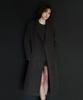 Hane Oblique Wool Mac Coat_Charcoal