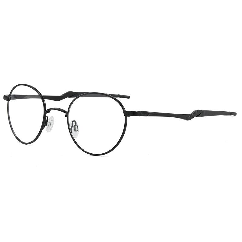 Fashionable new sunglasses for women, European and American trendy glasses for men, decorative thin-rimmed colored lenses, round retro sunglasses