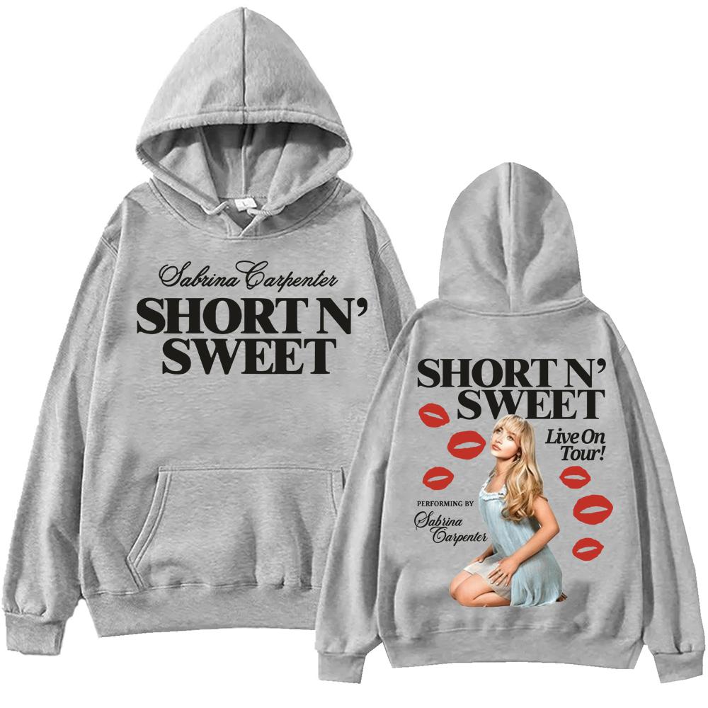 Sabrina Carpenter Wereldtournee 2025 Hoodie Man Vrouw Harajuku Lange Mouw Pullover Tops Sweatshirt Cadeau