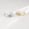 Demon Eye Ring: Women's Versatile Niche Light Luxury Blue Eye Open Index Finger Jewelry.