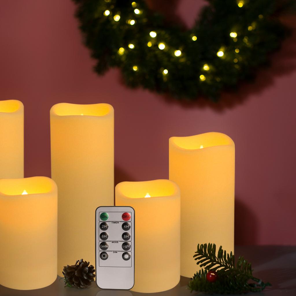 24-144 Units/Set of Waterproof Indoor Flameless LED Candle Lights Wholesale Party Supplies for Gatherings and Festivals 1