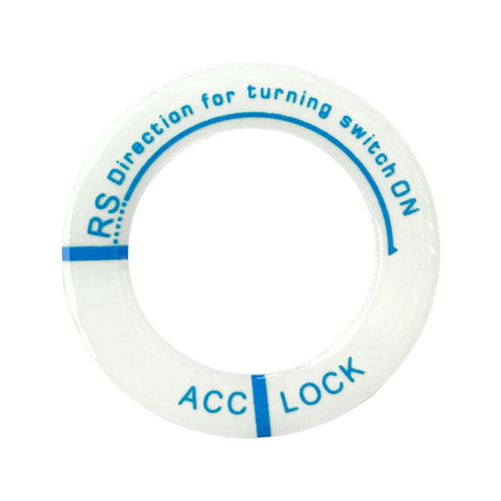

Automobile Luminous Ring Sticker Start Stop Button Fluorescent Key Ring Sticker Easy To Operate Perfect Compatibility