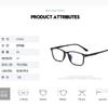 New Finished Myopia Glasses Ultralight Blue Film Myopia Lens Men and Women TR90 Non Deformable Frame Fashion Myopia Glasses