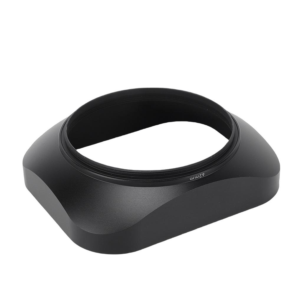 Metal   Lens Hood and   Set Matte Finish Thread Design Black 62mm Lens Hood Protector and  