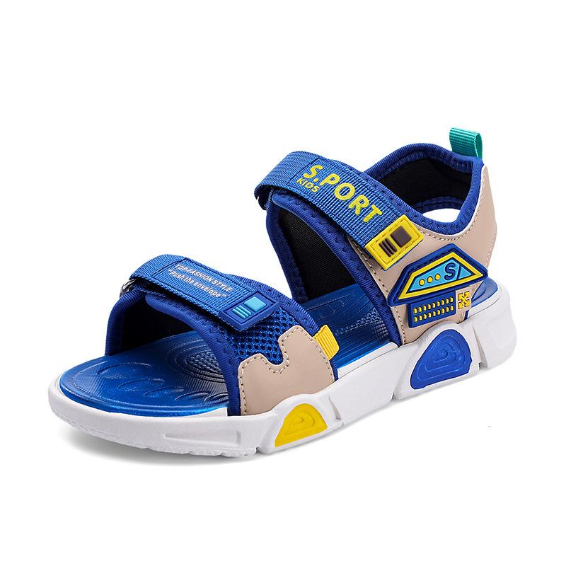 Kids Soft Sole Non Slip Open Toe Sandals Boys Girls Summer Beach Slides Outdoor Wear size 28