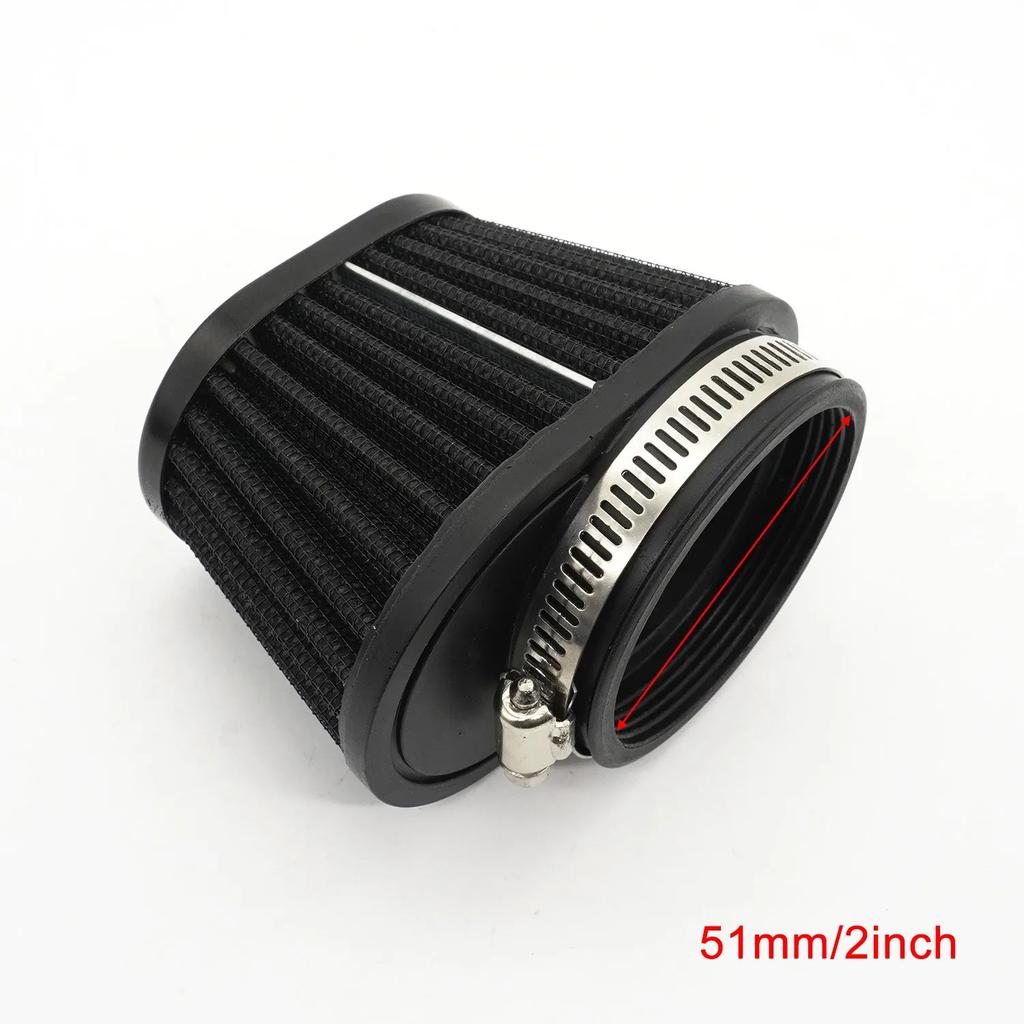51mm 55mm 60mm Motorcycle Filters Cleaner For Carburetor Scooter Cold Air Intake Filter Sport Myshroom Moped Parts Accessories