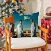 Popular TV Shows Breaking BadB Pillow Case Silky Short Plush with Invisible Zipper Dustproof Sofa Cushion Cover for Home Decor