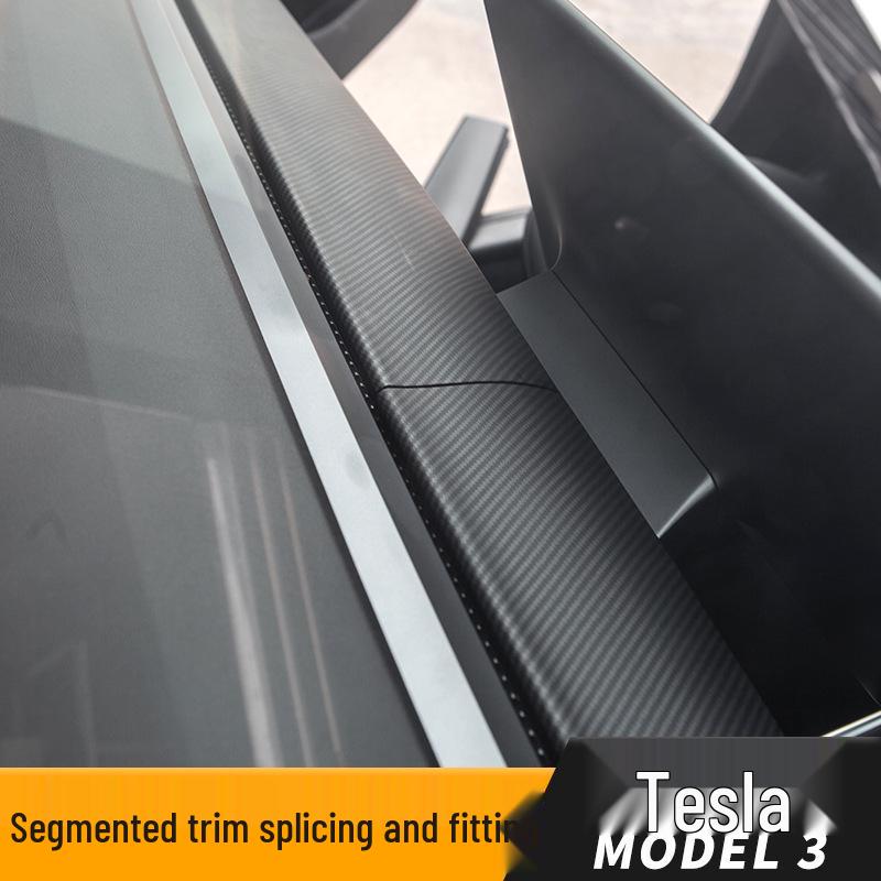 Tesla Model 3/Y Interior Kit: Upgrade Center Console, Dashboard Strip, and Door Trim