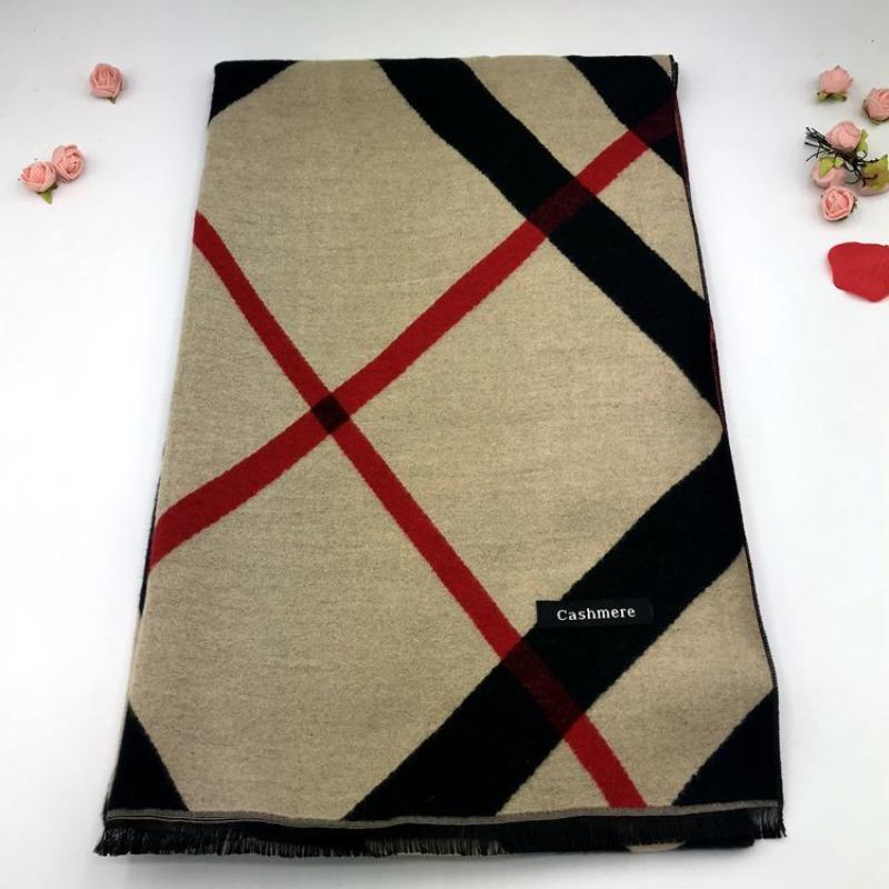 Autumn and Winter New Versatile Tassel Imitation Cashmere Jacquard Scarf Women's High-end Scarf Shawl Factory