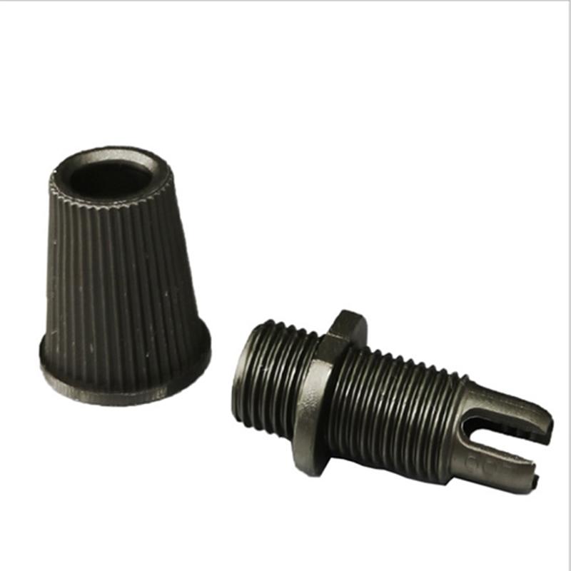 Cablu plastic 25PCS/lot Clemă de sârmă din plastic alb/negru cu relief, clemă de cablu cu filet masculin M10, mânere pentru cabluri pentru accesorii de iluminat cu pandantiv