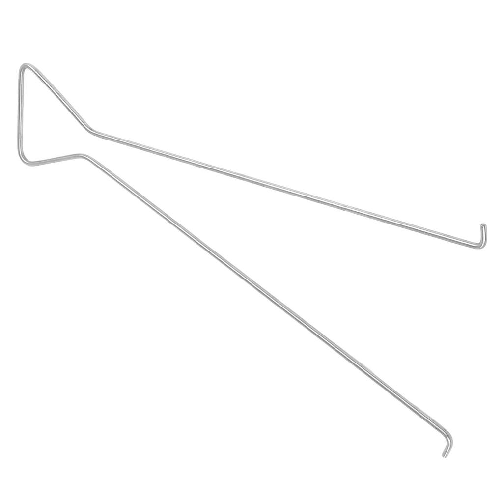 Stainless Steel Golf Hole Cup Picker Putting Green Double Hook Golf Training Aids Accessories