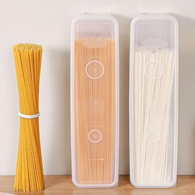 Noodle Storage Box Plastic Spaghetti Preservation Box Food Holder Fresh-Keeping Sealed Green Oonion Container Box Kitchen Fridge