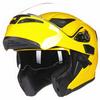 Kask motocyklowy z podwójną soczewką Zmywalny kask o aerodynamicznej konstrukcji