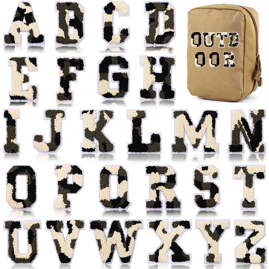 Mixed Color 7Cm Towel Embroidery English Letters Cloth Sticker Clothing Accessories Letter Sticker Computer Embroidery Chapter Boy Ironing Letters