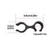 1 Pair Walking Stick Buckle TrekPole Basket Rubber Tip Carbon Fiber Hikes Telescopic Hiking Poles Clasp
