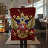 1PC Russian Double Print Flannel Blanket, High quality Comfortable for All Seasons, Home Decor, Warmth and Comfort, Perfect for Christmas Gifts138
