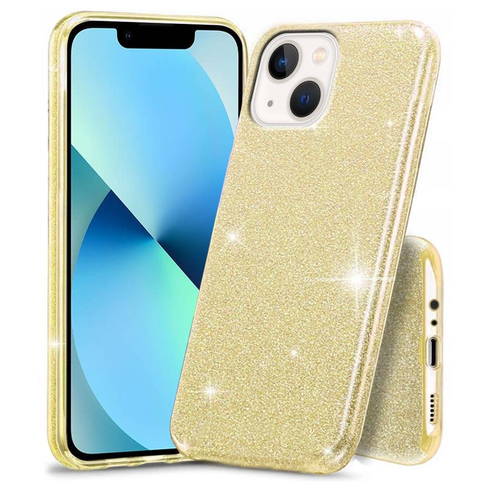 Glitter Case for iPhone 13, Gold