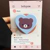 Filin Heart Puppy Rabbit Magsafe Magnetic Phone Holder: Retractable, Foldable, Strong Air Cushion Design.