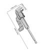 Right Angle Drill Adapter 105 Degree Magnetic Hex Shank Drill Bit Extension for Electric Tools Hard to Reach Corners Mechanical