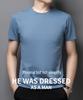 Men's Summer 2022 Pure Cotton Crew Neck T-shirt - Solid Color, Short Sleeve, Casual Fit