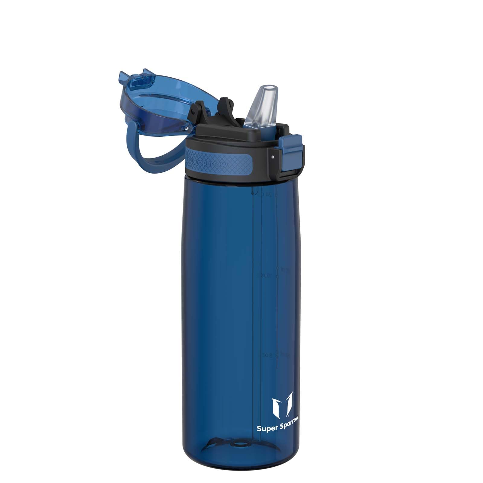 

Бутылка для воды Super Sparrow 750 мл US Tritan BPA Free с соломинкой, подходит для тренировок - - - спорт, школа, бейсбол, на открытом воздухе, кемпинг,