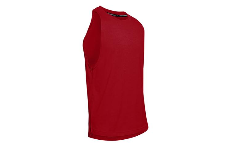 Баскетбольная майка Under Armour Baseline Мужская Красная Умеренная Спина-борцовка 1326707-600 M