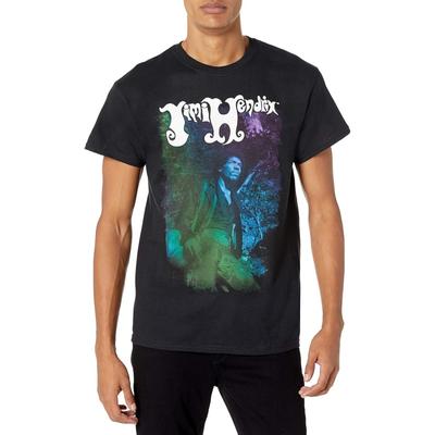 T-shirt unisexe pour adulte Jimi Hendrix Photo Dégradé