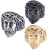 Titanstahlring für Herren Vintage Europäischer Amerikanischer Stil Kreativer Modeschmuck