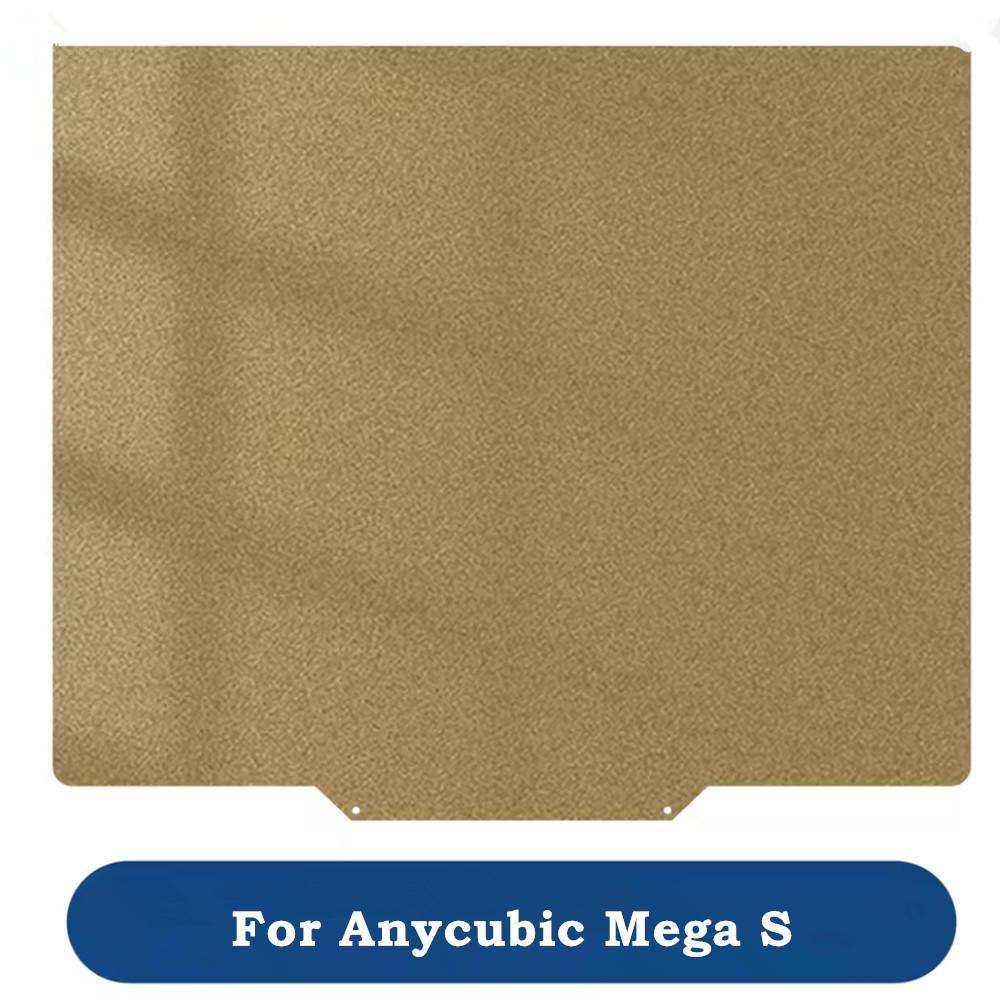 For Anycubic Mega S Build Plate Smooth Textured PEY +PEI Sheet 220x240mm Double Sided Printing Spring Steel Magnetic Print Bed