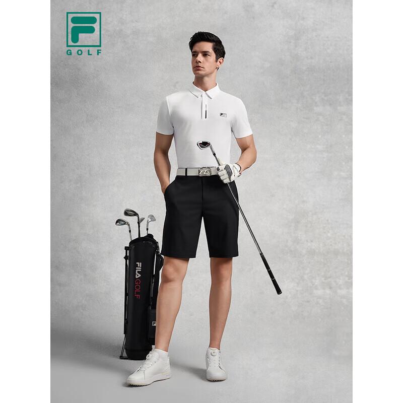 FILA Men's Knitted Short Sleeve Golf Polo Shirt