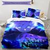 3pcs Gojo Satoru Cover Set - Personalized Name, HD Printed Bedding with 1 Cover and 2 Pillowcases - Perfect for Home Decor, Easy Care