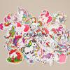 50Pcs Cartoon Rainbow Unicorn Graffiti Stickers Toys for Kids Unicorn Theme Birthday Party Favors Baby Shower Gifts Goodie Bag