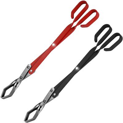 Firewood Fire Charcoal Charcoal Charcoal BBQ [HATSURA] Tongs, Tongs, Tongs, Tongs, Tongs, Lightweight, Camping, Tools, Outdoor, Non-slip (2-color Set)