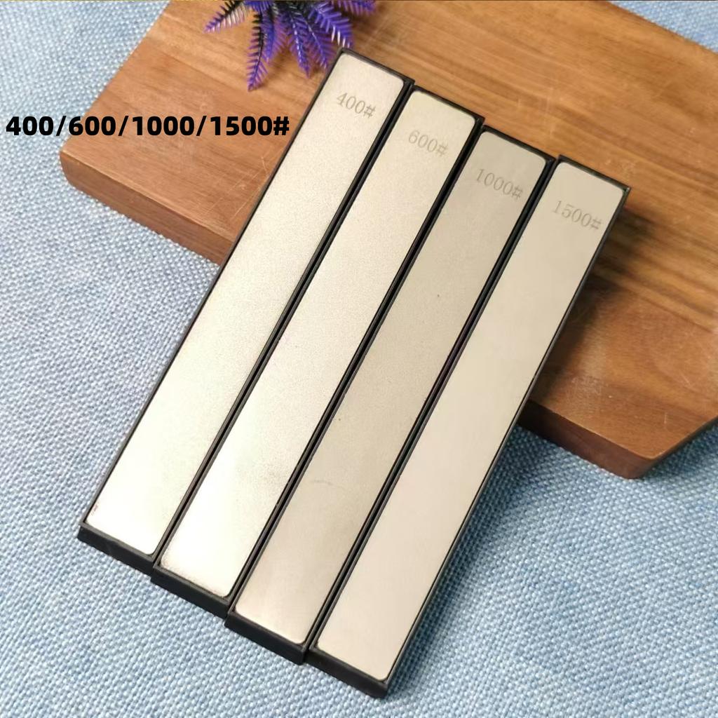 4pcs Diamond Sharpening Stones Set Multi-Grit Knife And Tool Sharpener with Angle Guide for Outdoor And Kitchen Use