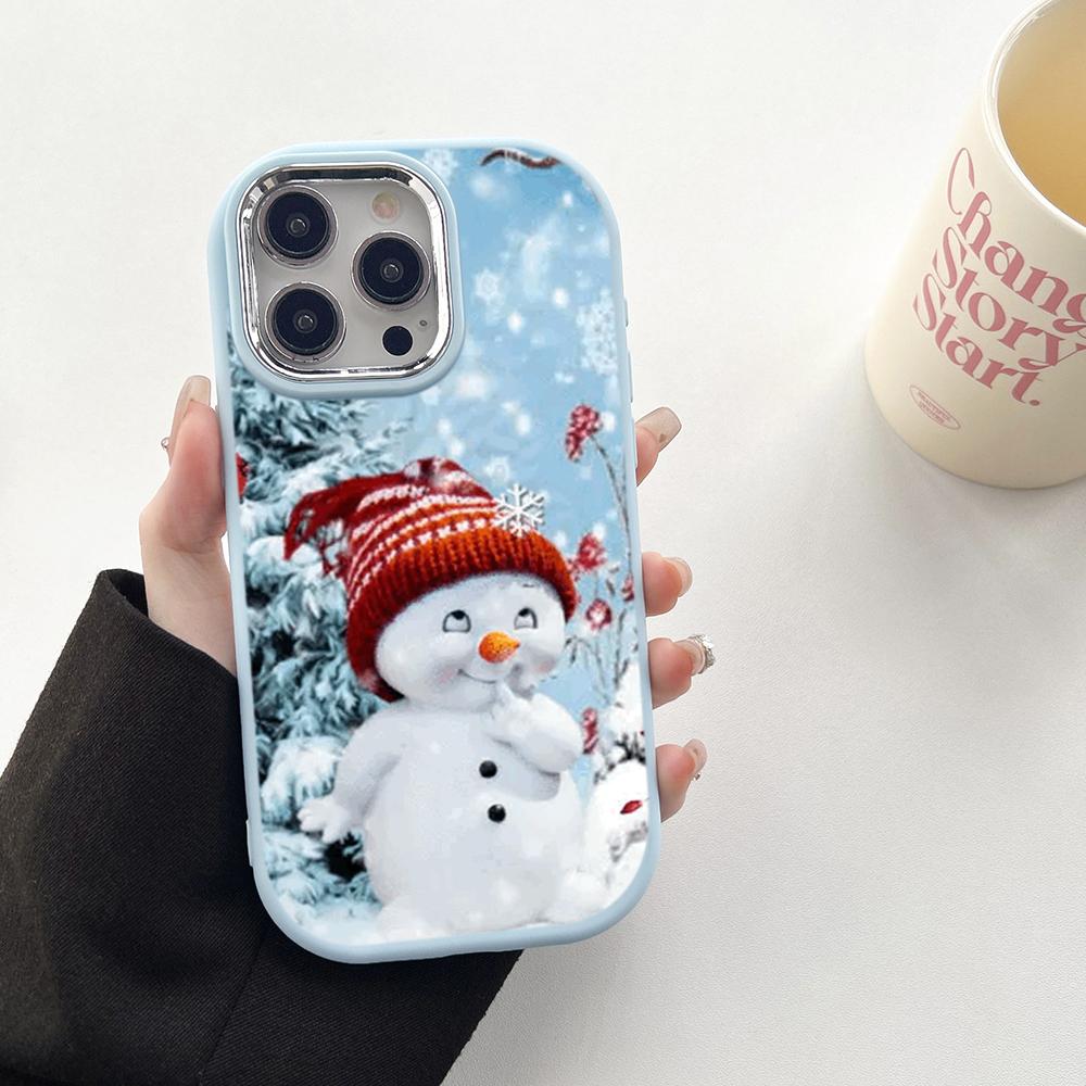 N110 С Новым годом Счастливого Рождества Снеговик Мягкие чехлы для телефонов Samsung S24 — фото 17