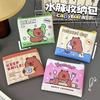Cartoon Capybara Coin Purse Pouch Cute Wallet Portable Waterproof Mini Storage Bag Lipstick Key Earphone Organizer For Kids Gift