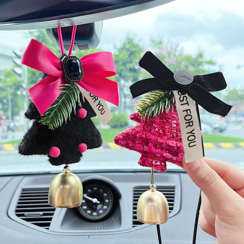 Christmas Decoration Hanging Bell Christmas Tree Home Party Bell Red Fruit Pendant Car Decoration Christmas Party Wall Decor