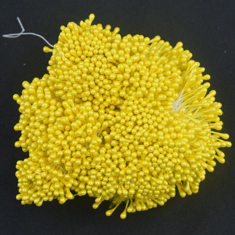 3mm Multicolor Pearlescent Silk Screen Ribbon Flower Stamen Bud